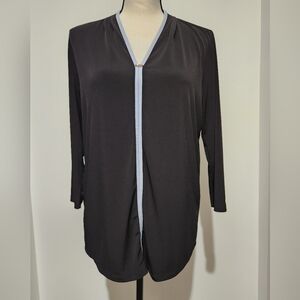 Calvin Klein Size medium Black with light blue trim and bar accent